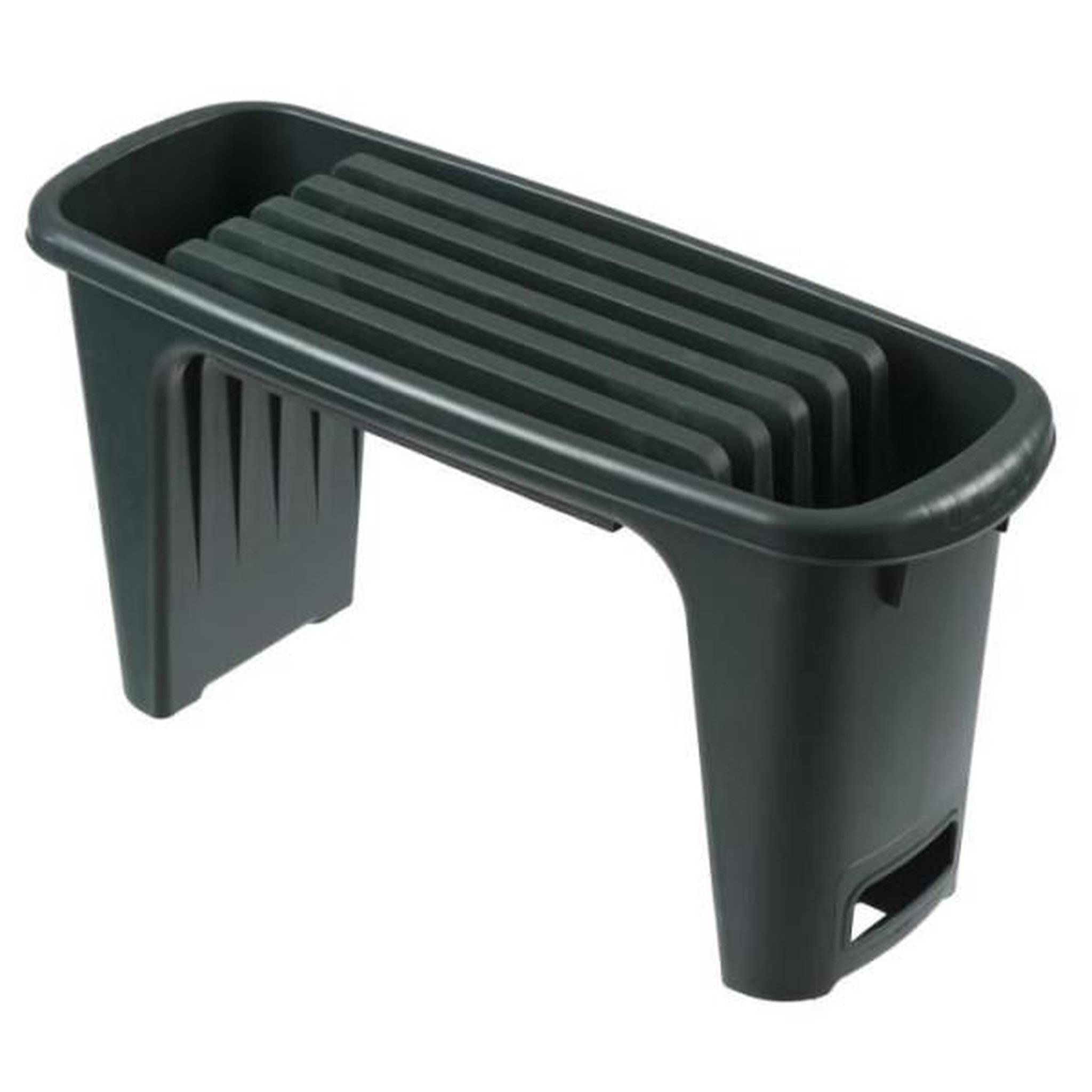 NATURE Tabouret de jardinage 2-en-1 Nature - NATURE - Vert - HDPE - Coussin pour genoux
