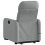 Voir la diapositive 4 : VIDAXL Fauteuil de massage inclinable Gris clair Tissu