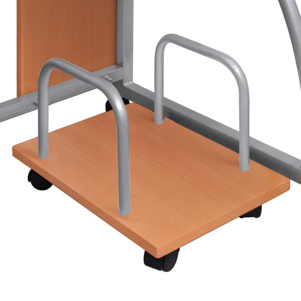 VIDAXL Bureau d'ordinateur Marron 110x52x88,5 cm Bois d'ingenierie