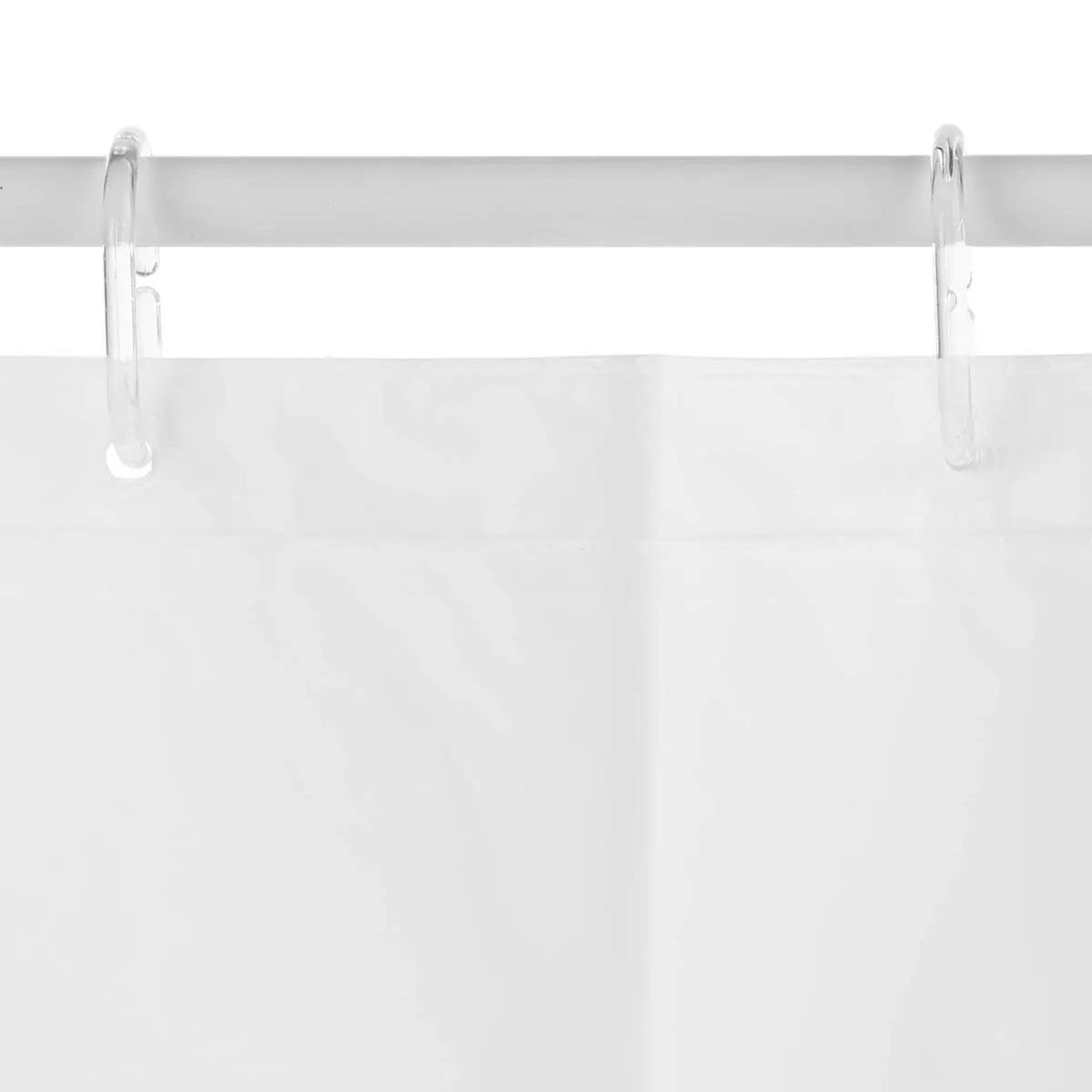 B BASIC & CO Rideau de Douche  Eva  180x200cm Blanc
