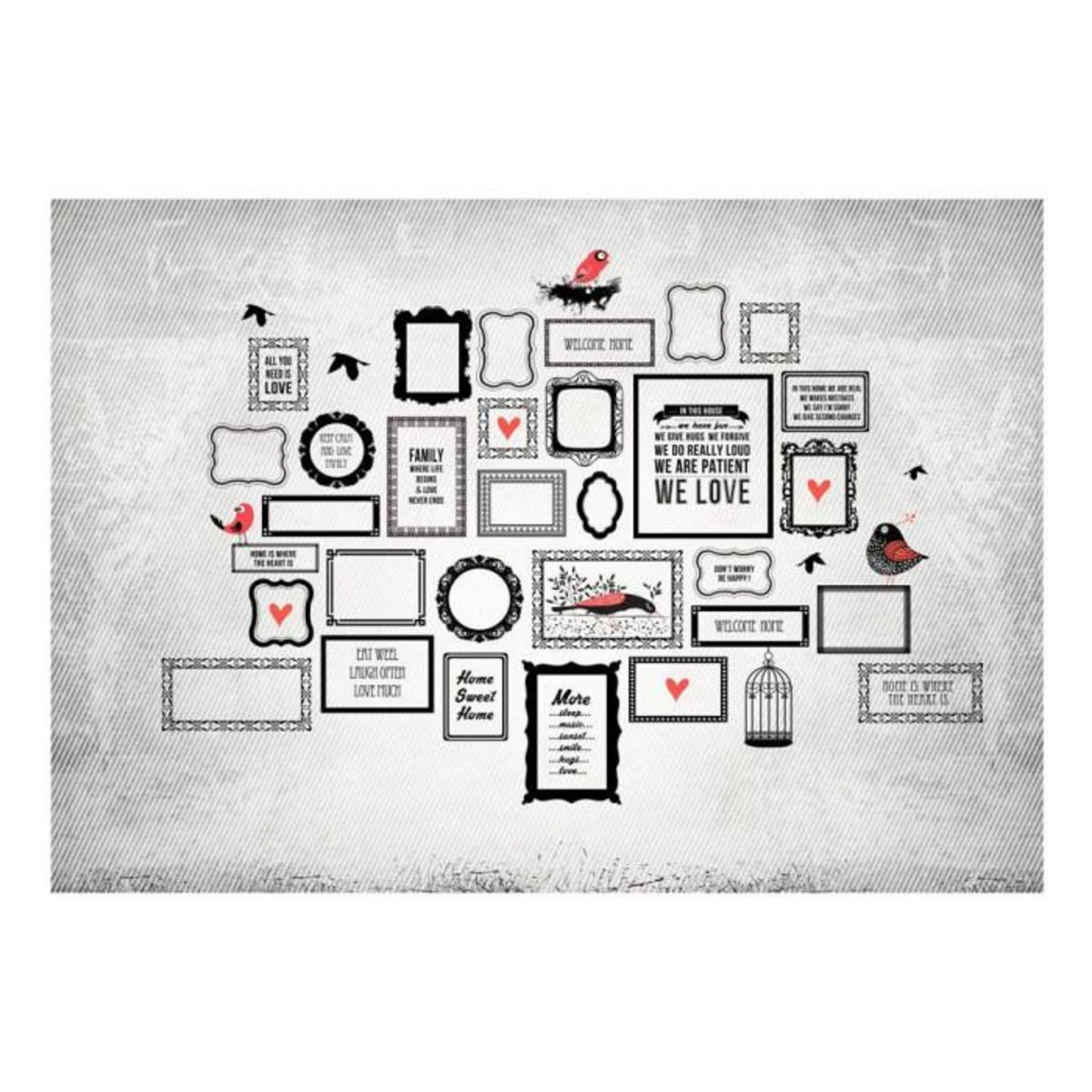 Paris Prix Papier Peint  Family Motto