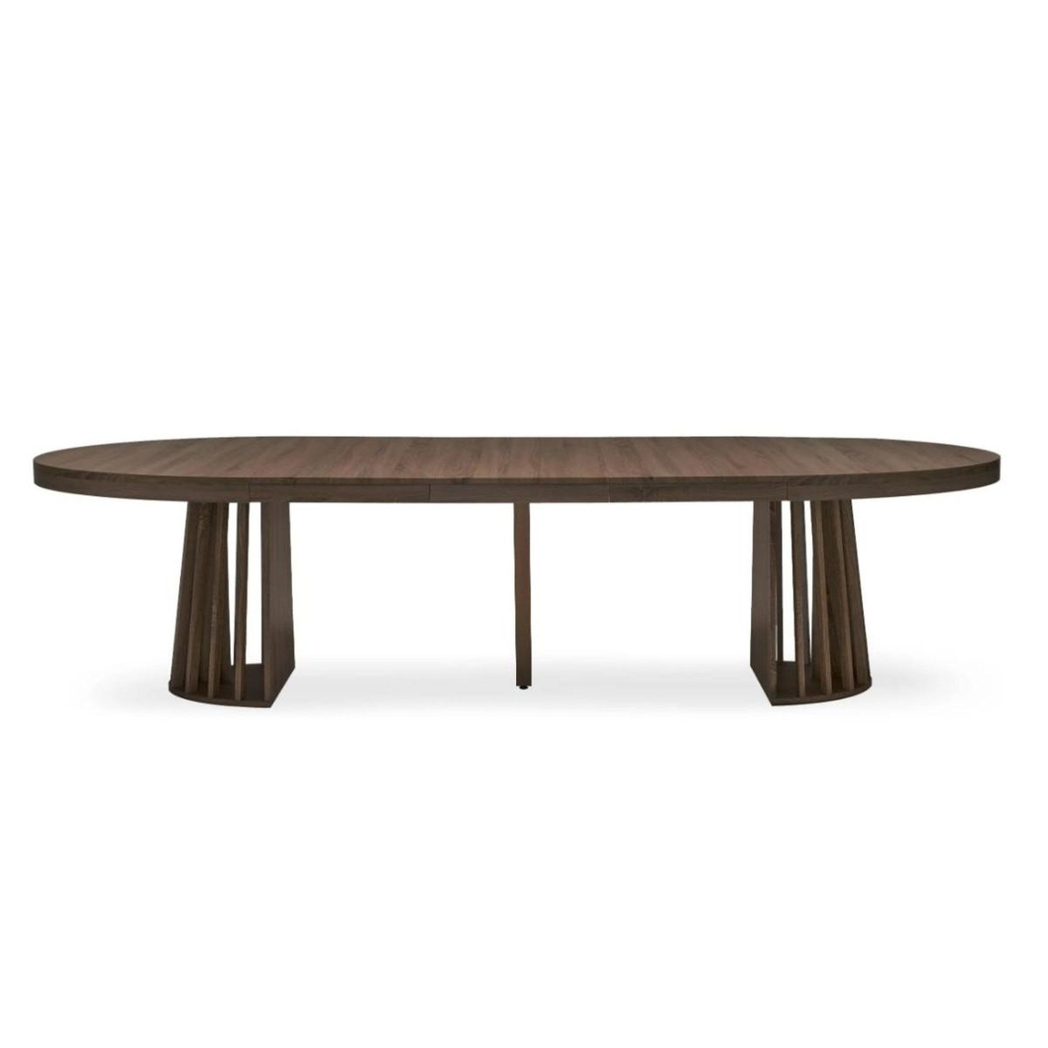 Voir la diapositive 2 : Paris Prix Table de repas extensible  laize  150-300cm noisette