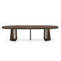 Voir la diapositive 2 : Paris Prix Table de Repas Extensible  Laize  150-300cm Noisette