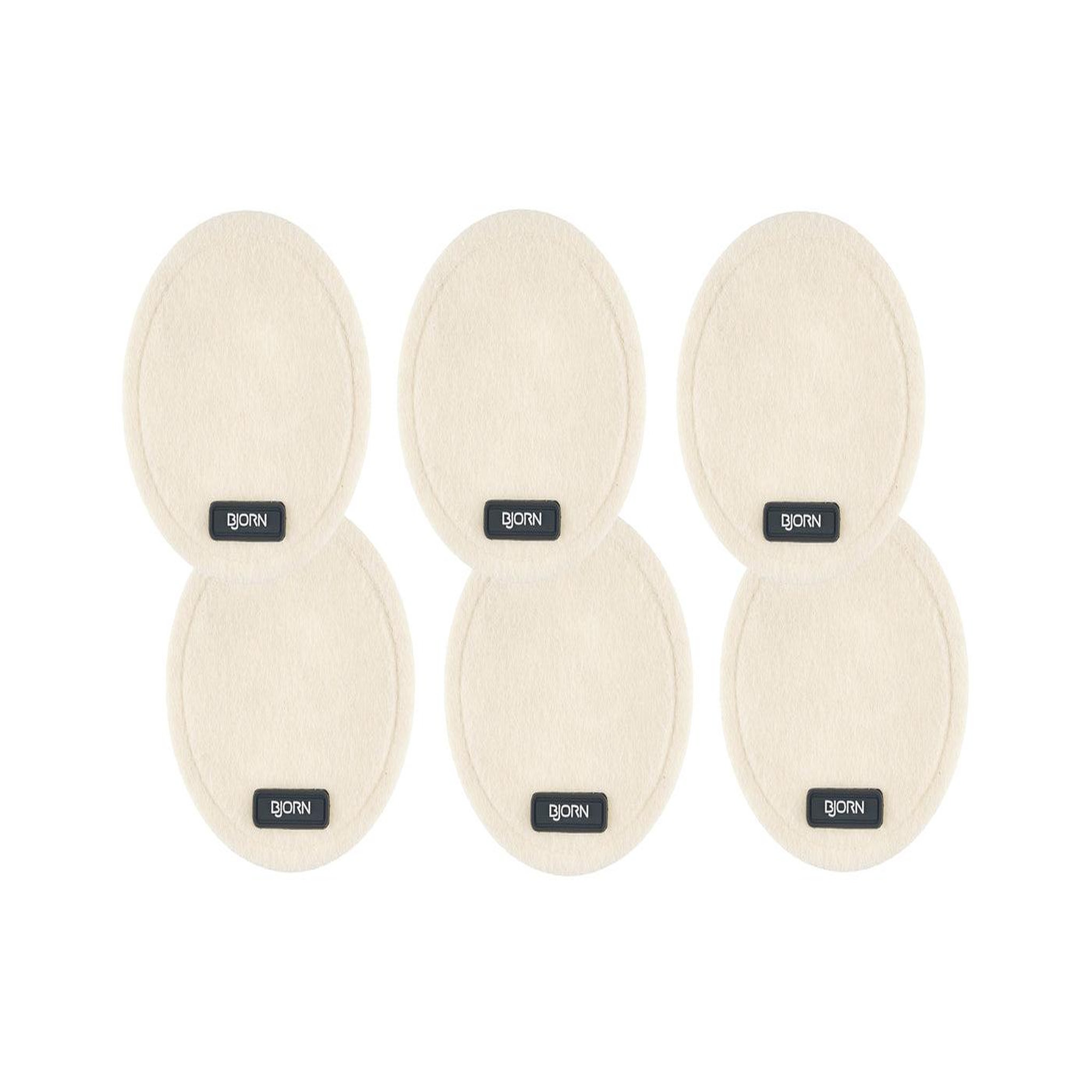 BJORN Sous-verre rond - 6 pièces - feutre recyclé beige
