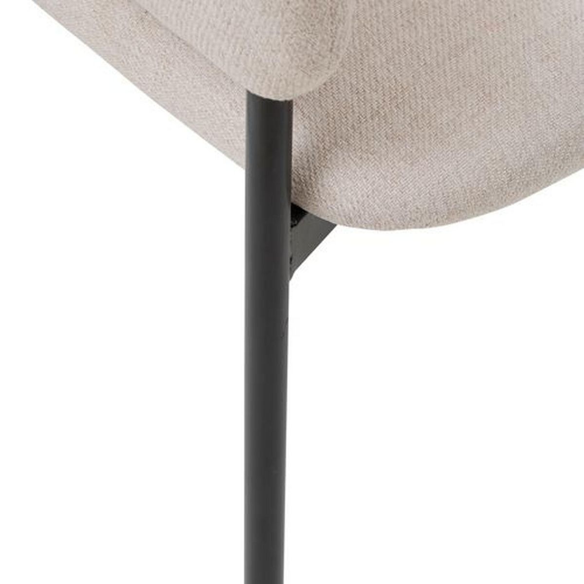 ATMOSPHERA Lot de 2 fauteuils à diner en tissu SOLEA