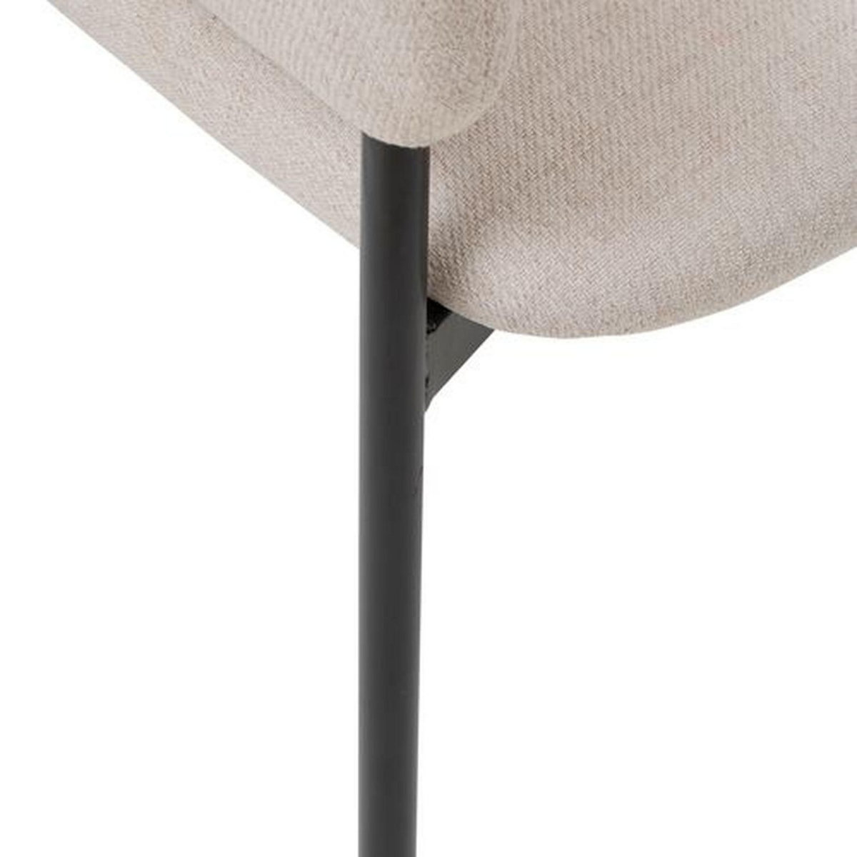 ATMOSPHERA Lot de 2 fauteuils à diner en tissu SOLEA