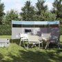 Voir la diapositive 3 : VIDAXL Brise vent de camping bleu 366x152x152 cm imperméable