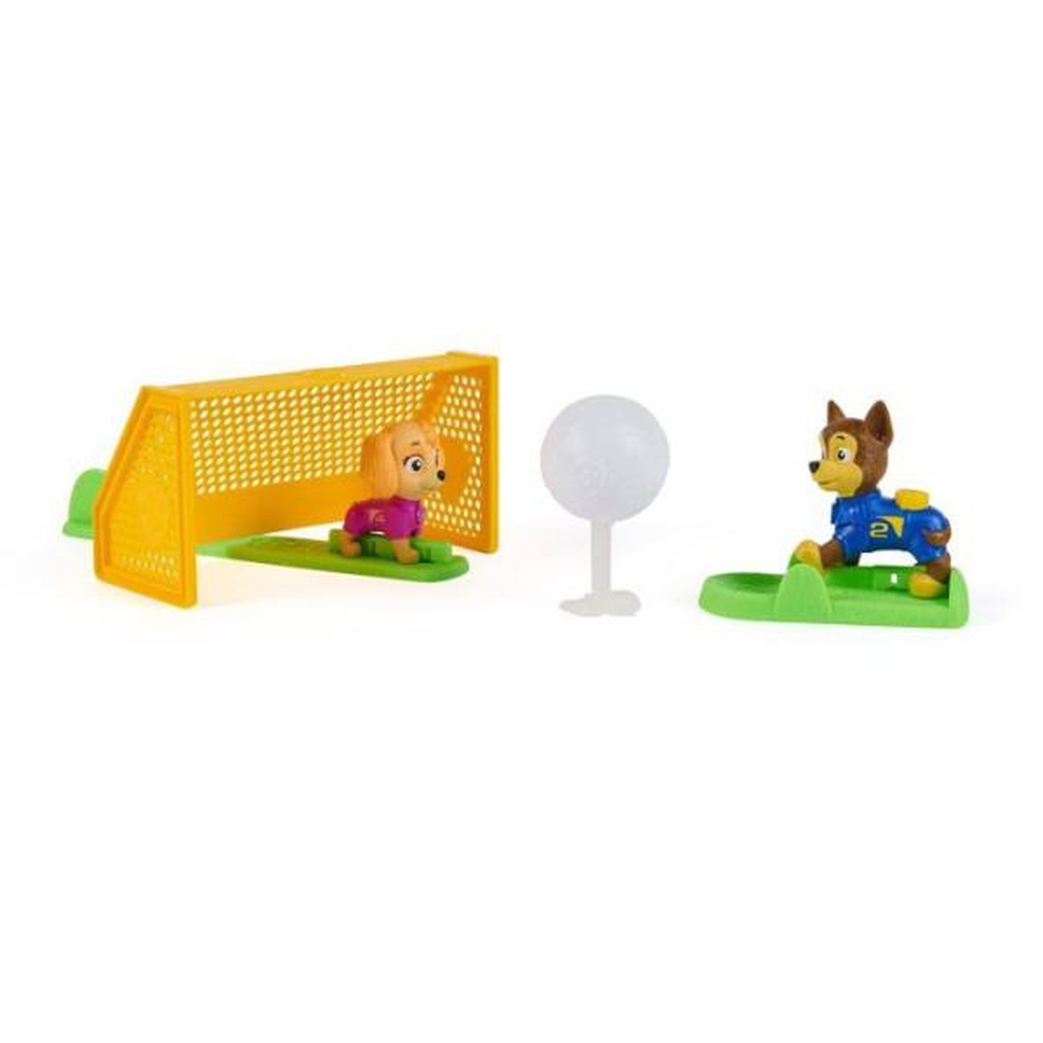 Voir la diapositive 5 : Spin Master Pack Chase et Stella Football La Pat' Patrouille - 2 Figurines + Cage de But - SPIN MASTER - A partir de 3 ans
