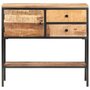 Voir la diapositive 3 : VIDAXL Buffet 85x30x80 cm Bois de manguier brut