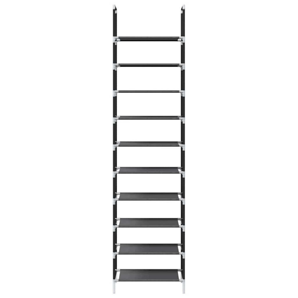 VIDAXL Etagere a chaussures 10 niveaux 44x28x180 cm tissu non-tisse