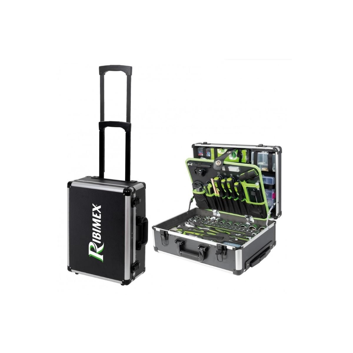 Ribimex Valise séduction sur roues 356 pièces - PRKOUT356VAR