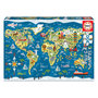 Voir la diapositive 1 : EDUCA Educa puzzles 200 pieces mappemonde