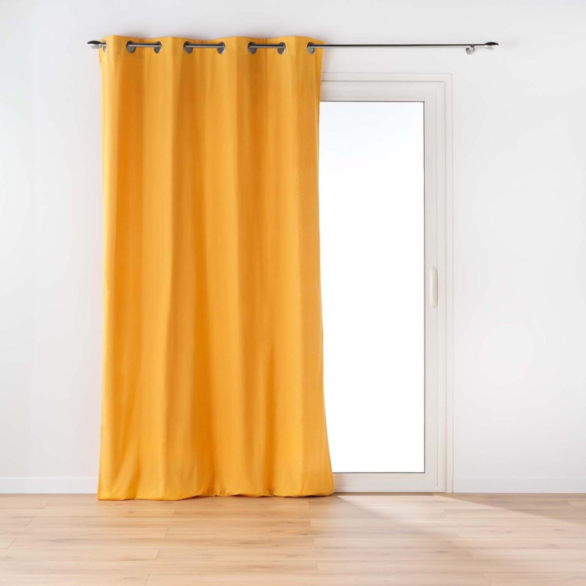 Douceur d'Intérieur Rideau à œillets  twily  135x260cm jaune