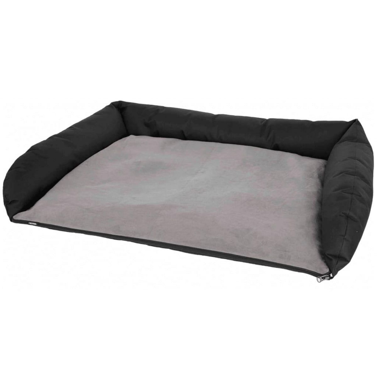 KERBL Kerbl Lit de voiture pour chiens 95x75x16 cm Gris et noir 80584
