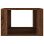 Voir la diapositive 5 : VIDAXL Table de chevet Chene marron 57x55x36 cm Bois d'ingenierie