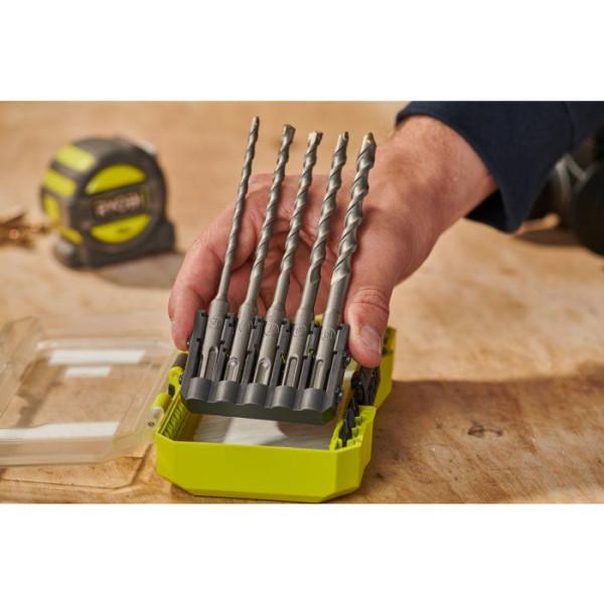 Voir la diapositive 2 : Ryobi Coffret forets SDS+ béton RX - RYOBI - RARXSDS5 - 5 forets - Ø5,5 à 10 mm - Compatible LINK
