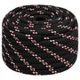 Voir la diapositive 2 : VIDAXL Corde de bateau Noir 20 mm 25 m Polypropylene