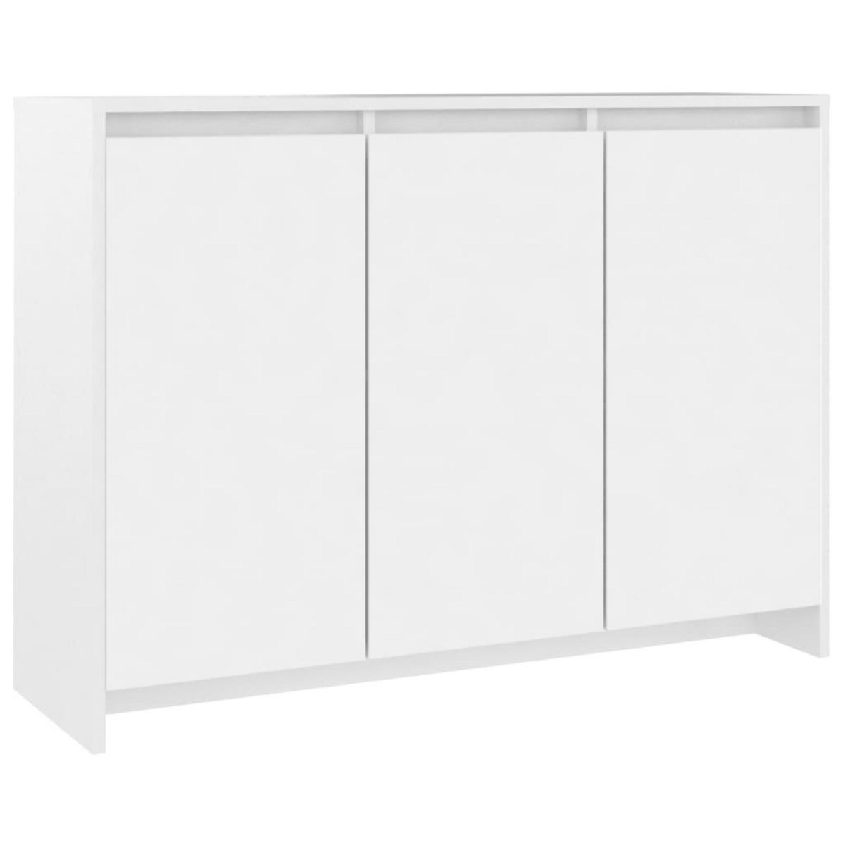 VIDAXL Buffet Blanc 102x33x75 cm Bois d'ingenierie