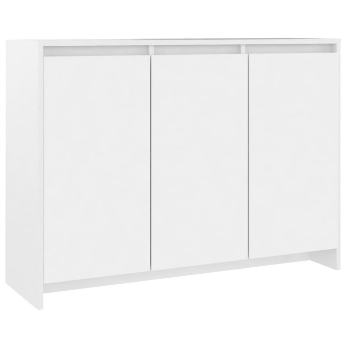 VIDAXL Buffet Blanc 102x33x75 cm Bois d'ingenierie