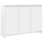 Voir la diapositive 2 : VIDAXL Buffet Blanc 102x33x75 cm Bois d'ingenierie