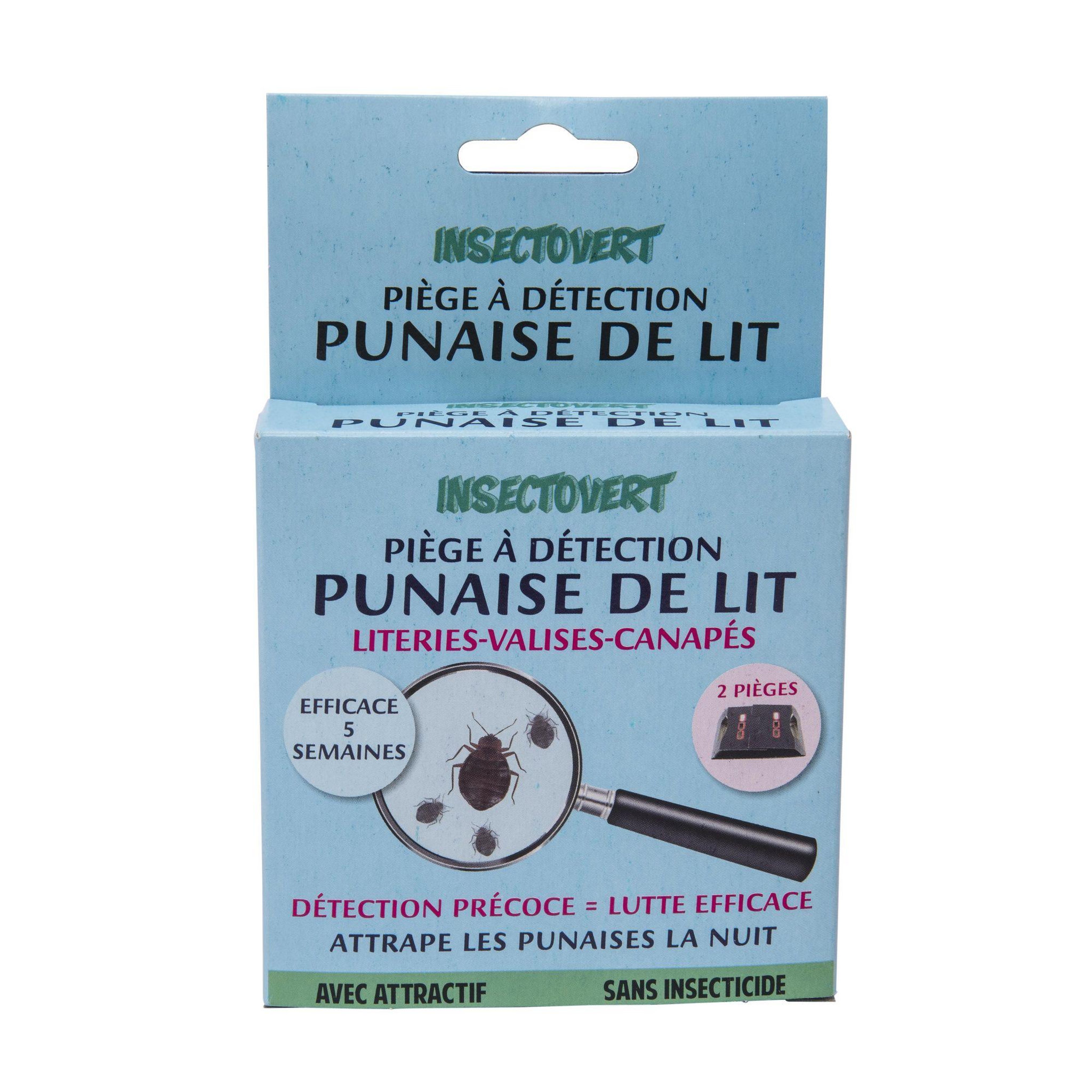 Voir la diapositive 5 : Subito Piège à détection punaise de lit  Lot de 2  Insectovert de Subito