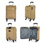 Voir la diapositive 3 : David Jones Lot de 3 valises souples dont 1 cabine