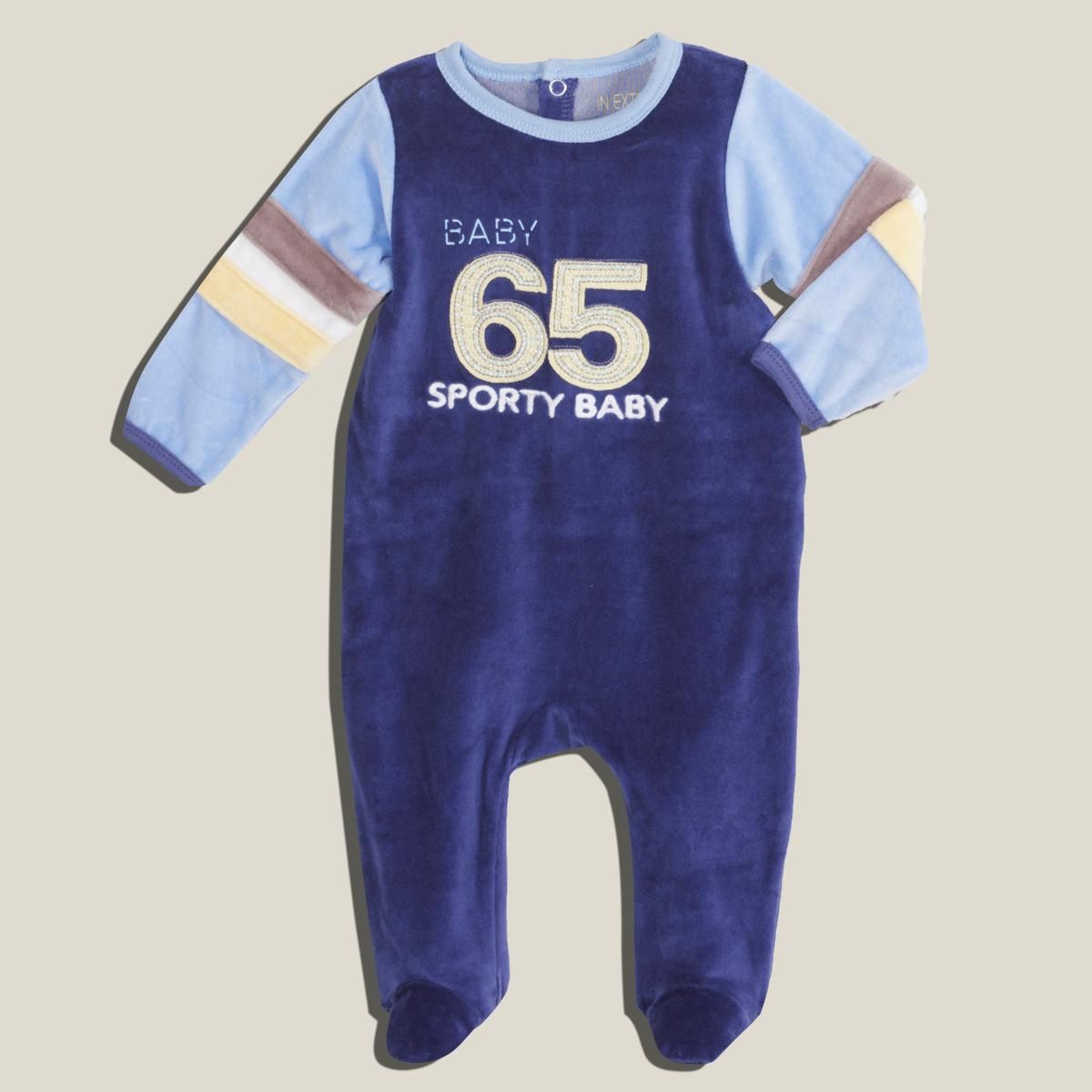 IN EXTENSO Pyjama en velours bébé