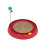 Voir la diapositive 2 : Cat'it CAT IT Cuircuit 3 en 1 avec balle et planche a griffer - O 36 cm - Rouge - Pour chat