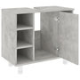Voir la diapositive 5 : VIDAXL Armoire de salle de bain Gris beton Bois d'ingenierie