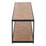 Voir la diapositive 3 : Paris Prix Table Basse 2 Niveaux  Miraza  150cm Naturel & Noir