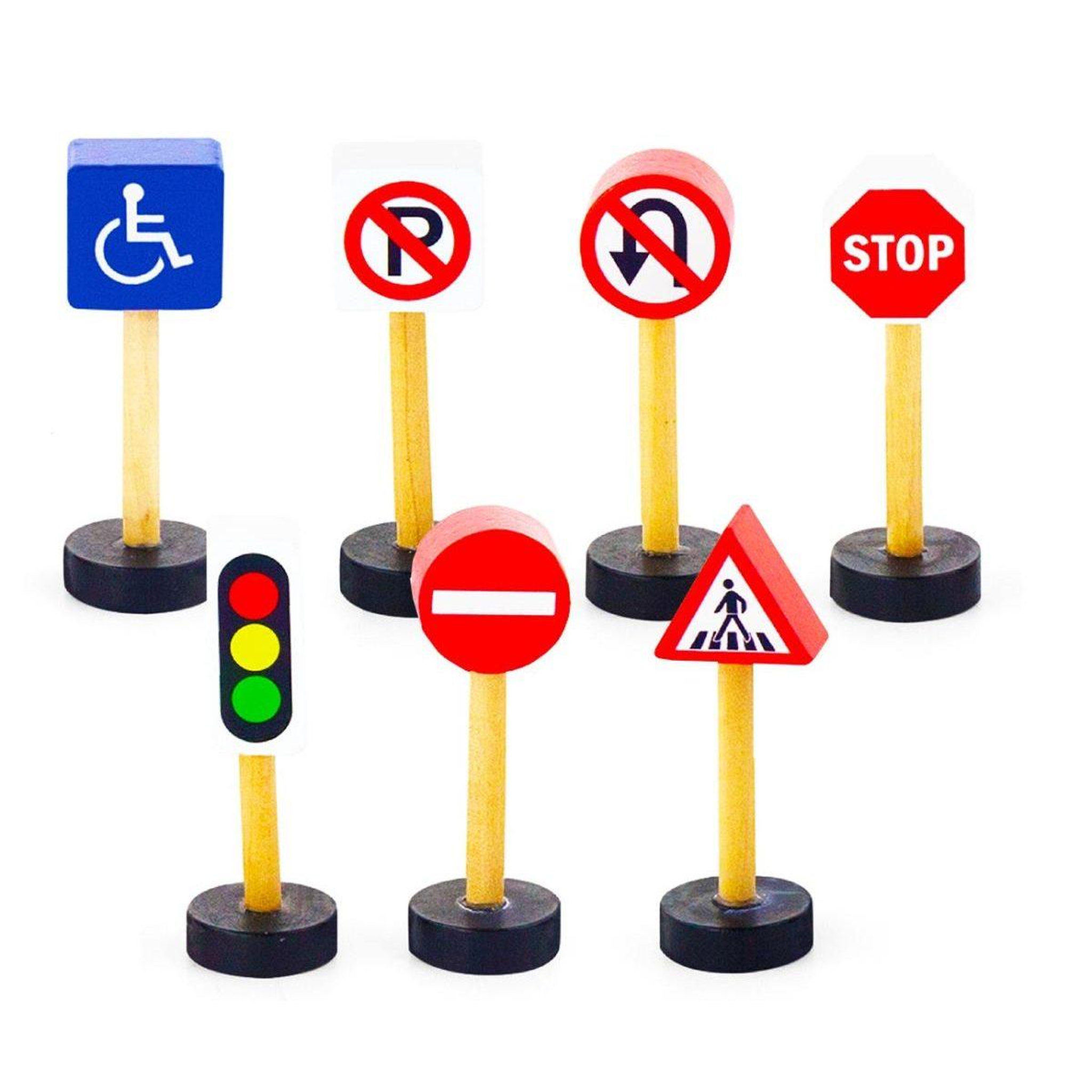 VIGA Panneaux de signalisation  50817 - 7 panneaux en bois