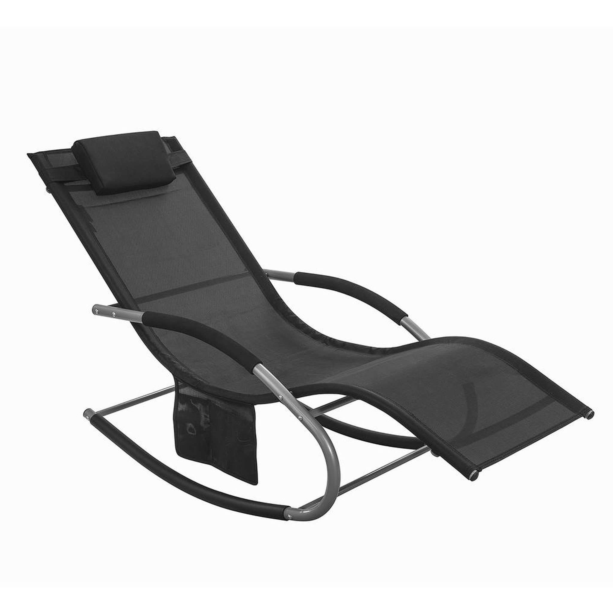 Voir la diapositive 1 : SOBUY SoBuy - Fauteuil À Bascule De Jardin pliable - Moderne - OGS28