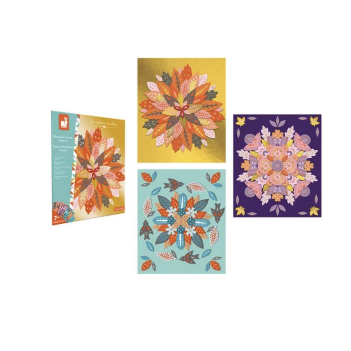 Juratoys-Janod Mandalas nature - Trois tableaux
