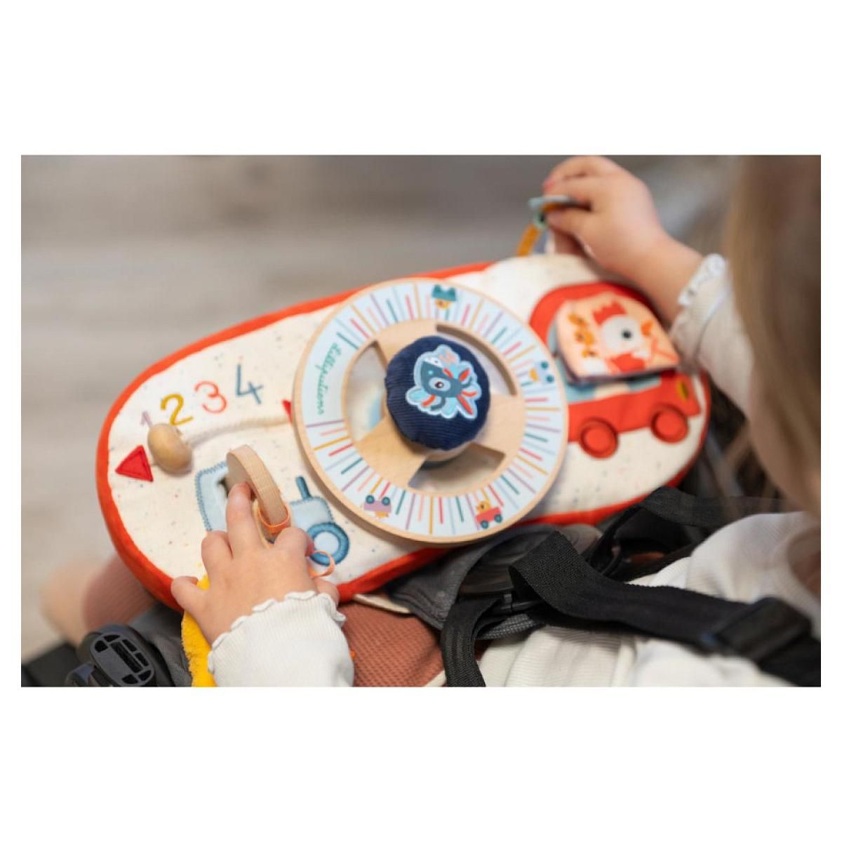 LILLIPUTIENS Panneau d activites en voiture - ferme