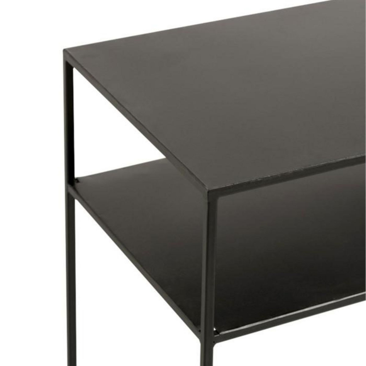Paris Prix Console Design 2 Niveaux  Lovra  100cm Noir
