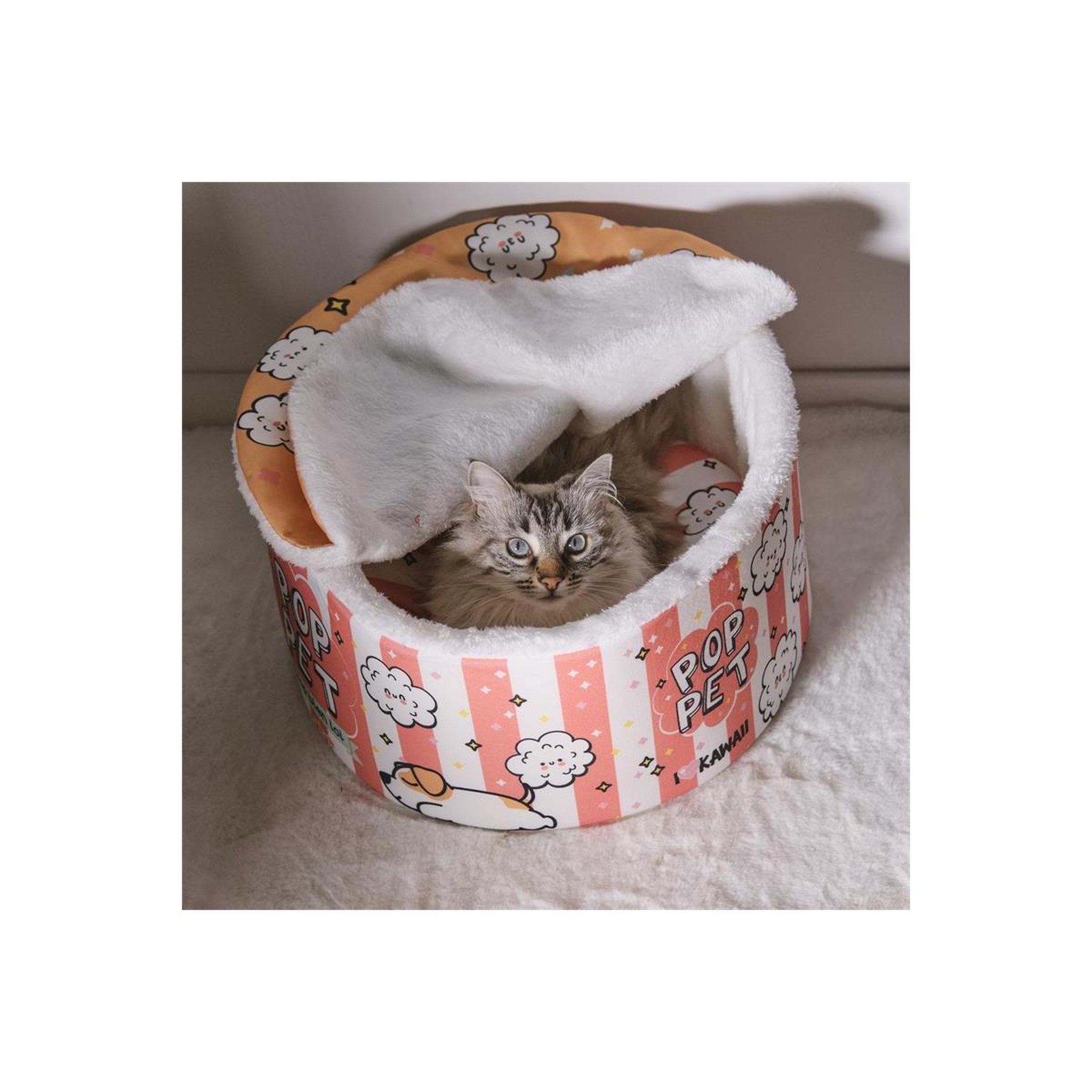 Voir la diapositive 6 : The concept Factory Panier pour chien & chat  pop pet  50cm rose