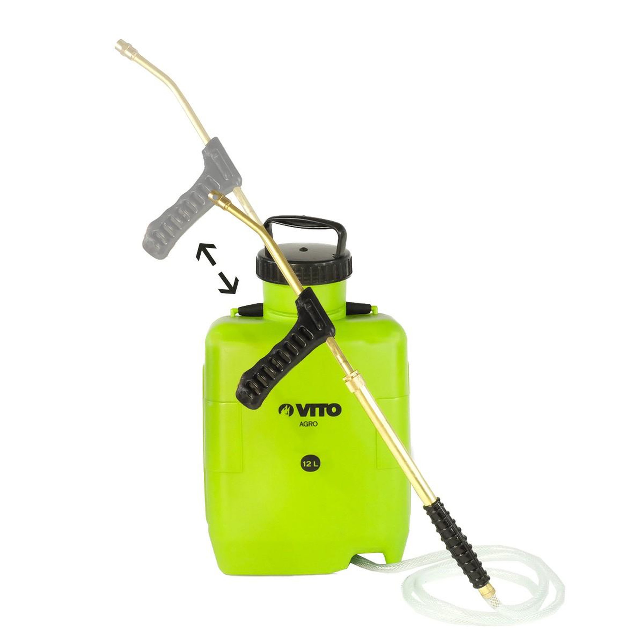 Voir la diapositive 6 : VITO Garden Pulvérisateur manuel 12l  produits agressifs et corrosifs végetaux jardin toitures vito