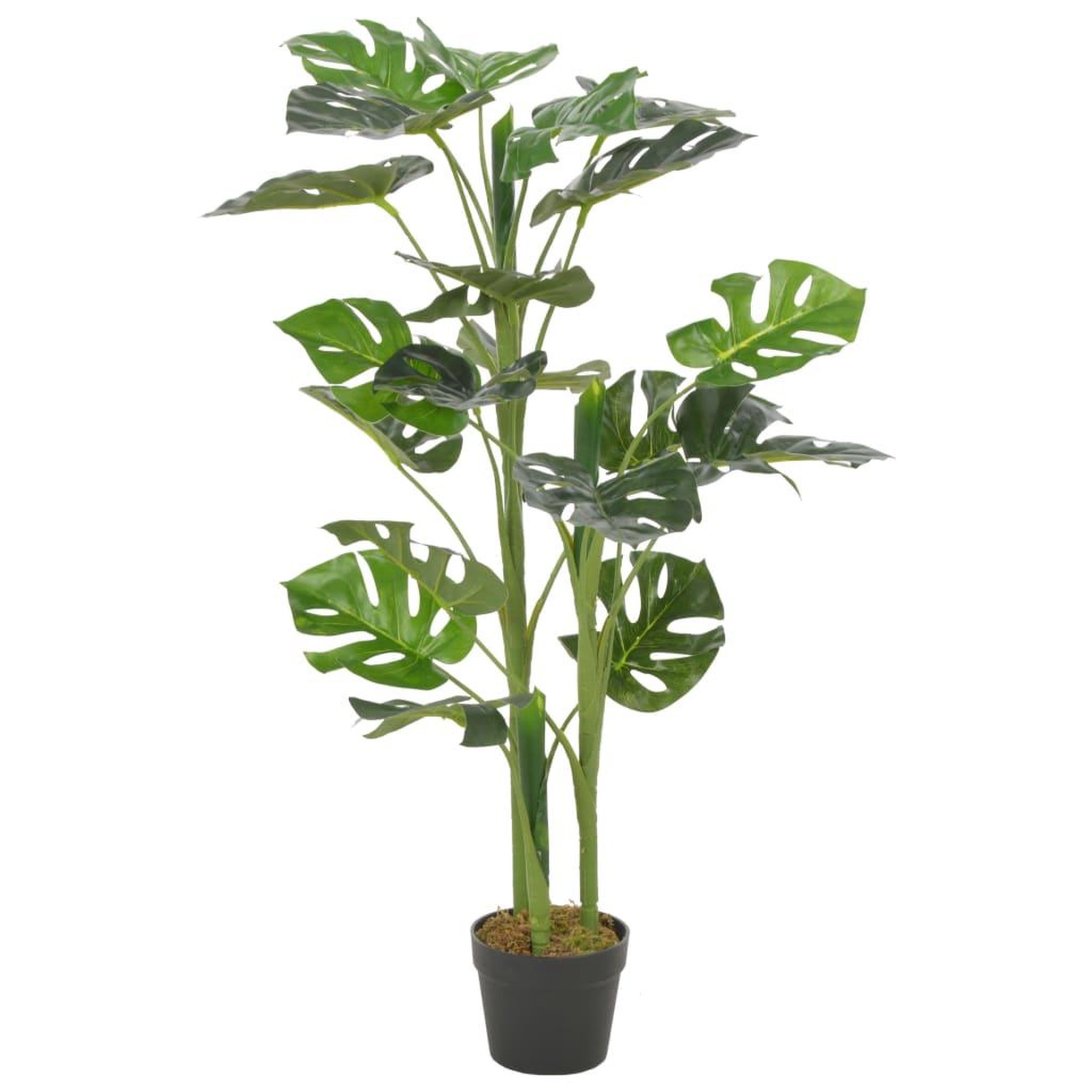 VIDAXL Plante artificielle avec pot monstera vert 100 cm