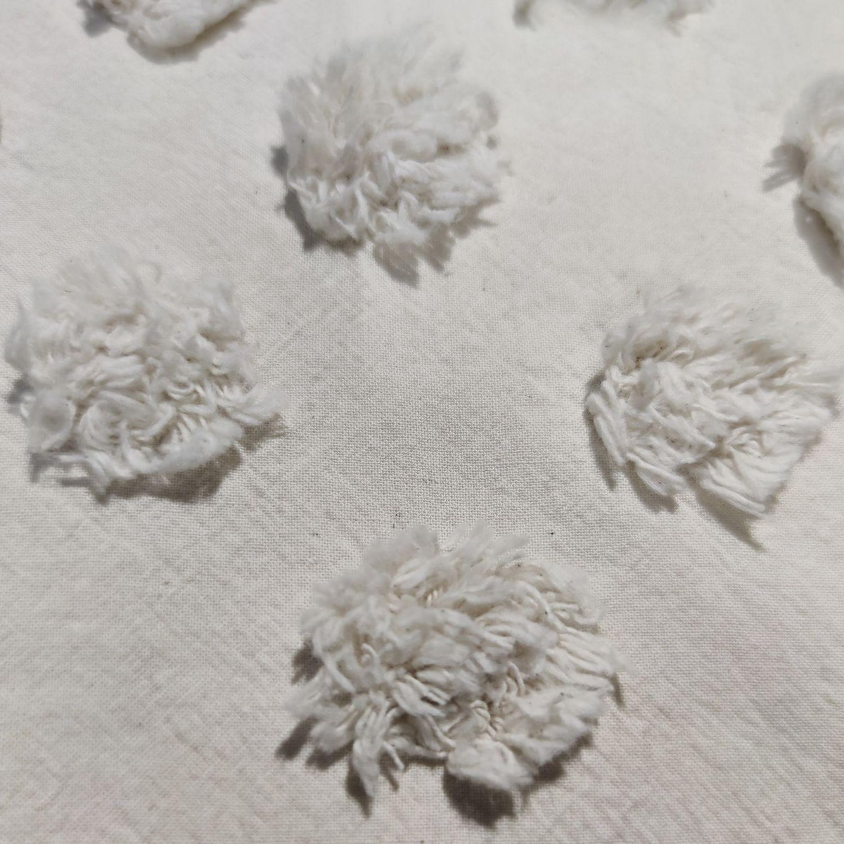 ATMOSPHERA Parure de lit en coton lavé Tuft - 240 x 220 cm