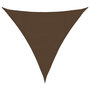 Voir la diapositive 2 : VIDAXL Voile d'ombrage 160 g/m^2 Marron 4x4x4 m PEHD