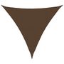 Voir la diapositive 2 : VIDAXL Voile d'ombrage 160 g/m^2 Marron 4x4x4 m PEHD