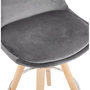 Voir la diapositive 6 : Paris Prix Tabouret de Bar Scandinave  Miro  97cm Gris & Naturel