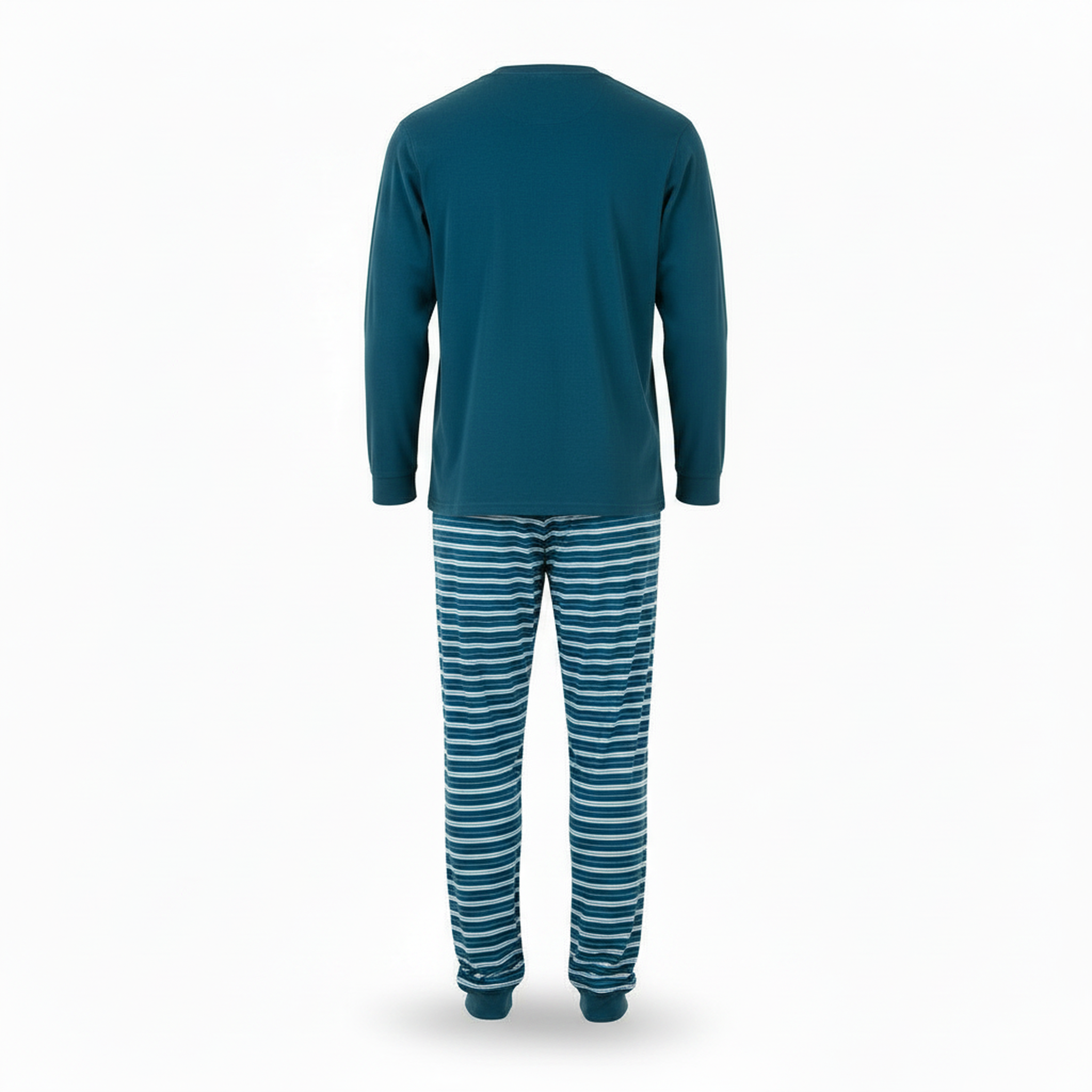 Voir la diapositive 3 : OZABI Ozabi pyjama homme doublé polaire écusson brodé