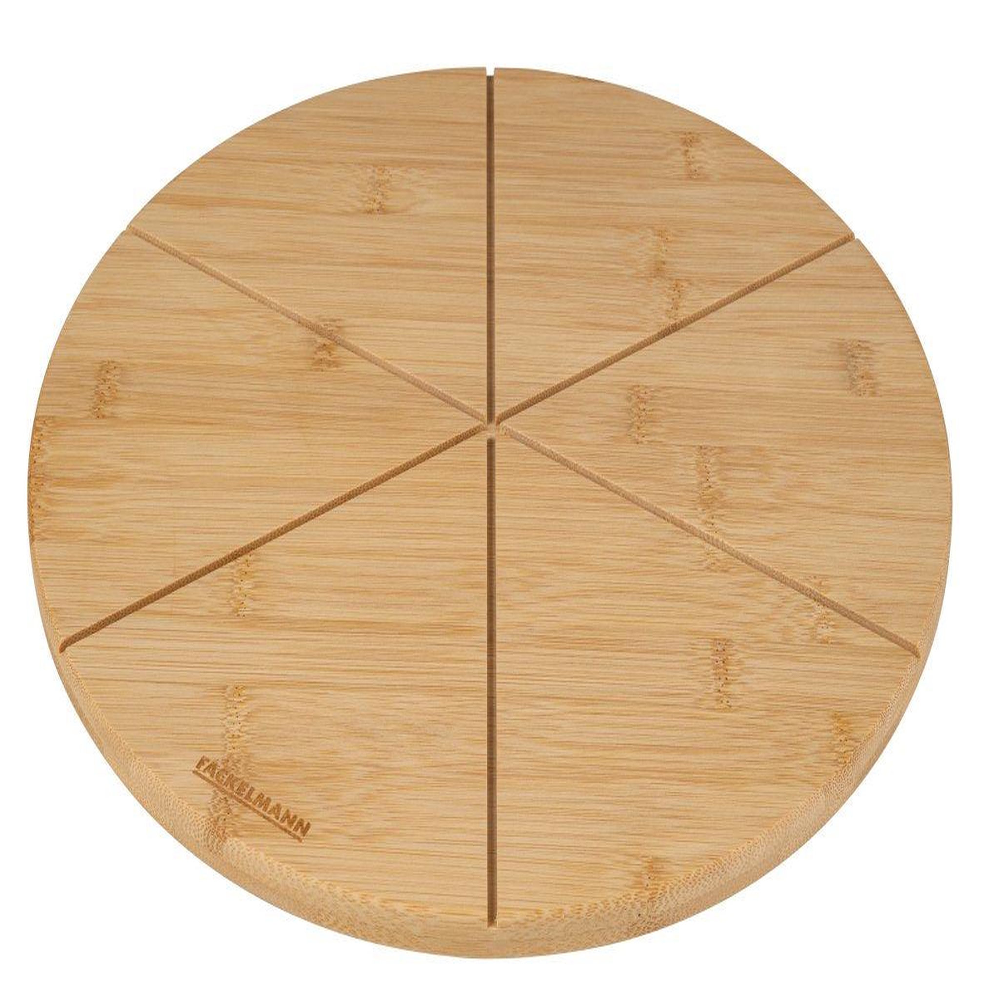 Fackelmann Planche à pizza avec rainures de coupe, ø 32 cm