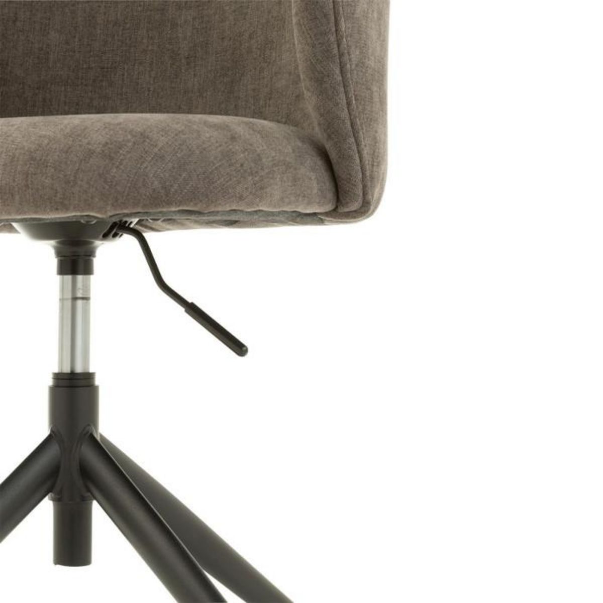 Paris Prix Chaise Pivotante Design  Gena  56cm Gris Foncé