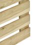 Voir la diapositive 4 : VIDAXL Panneau de cloture de jardin Bois de pin impregne 180 x 180 cm