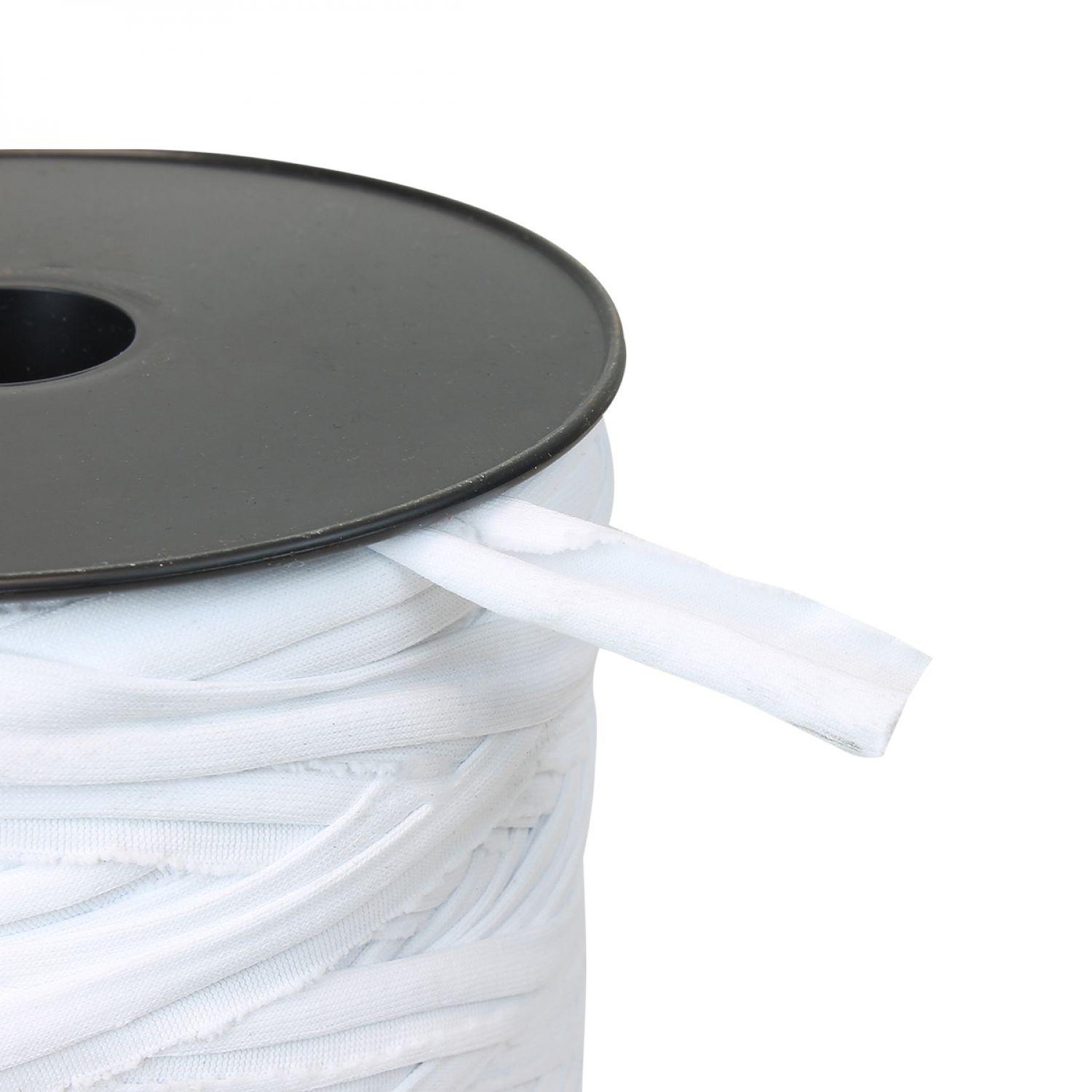 Voir la diapositive 3 : LINXOR Bobine de lien en lycra avec mandrin - 150 m - Blanc