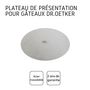 Voir la diapositive 4 : DR.OETKER Plateau de présentation pour gâteau rond en inox Dr.Oetker Divers
