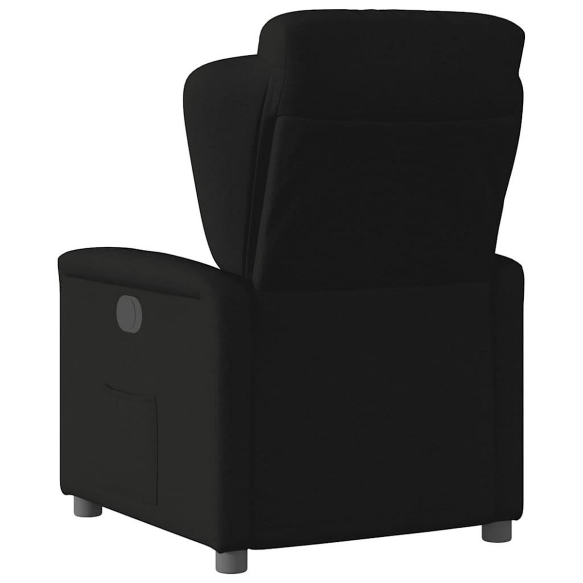 VIDAXL Fauteuil inclinable Noir Tissu