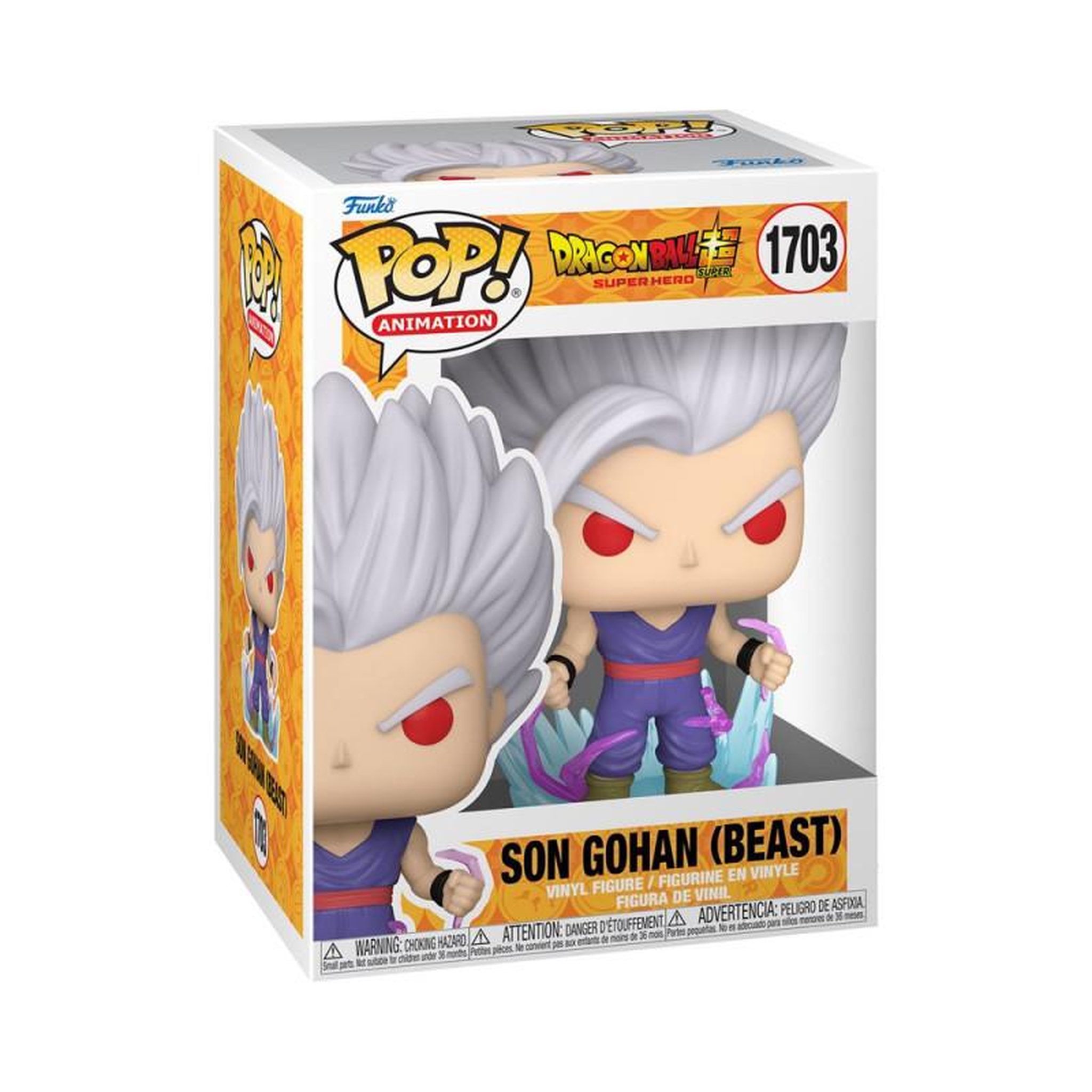 Funko Figurine Funko Pop Animation Dragon Ball Super Super Hero Gohan UI with Chase